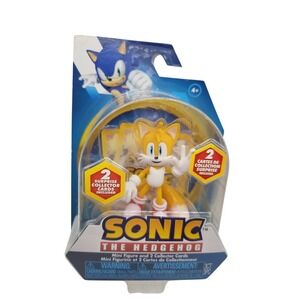 Sonic The Hedgehog Tails Action Figure 2.5"‎ + 2 Collector Cards Sega New